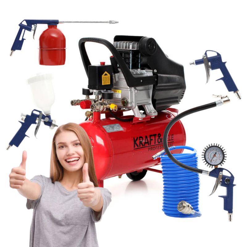 Kompresor Olejowy 24L KD400