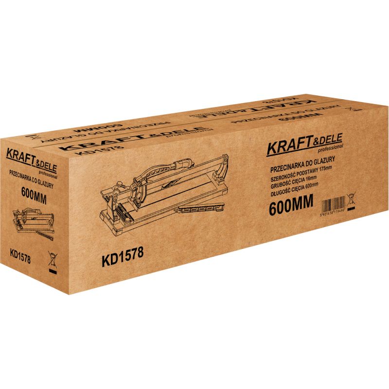 Przecinarka do glazury 600mm/16mm/175mm KD1578