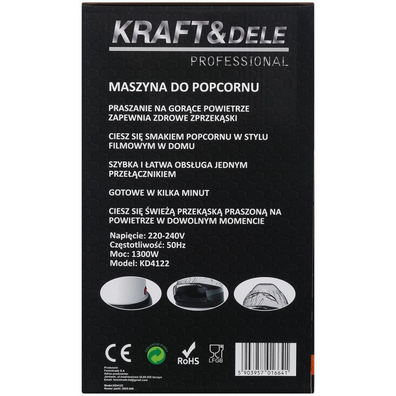 Výrobník popcornu KD4122