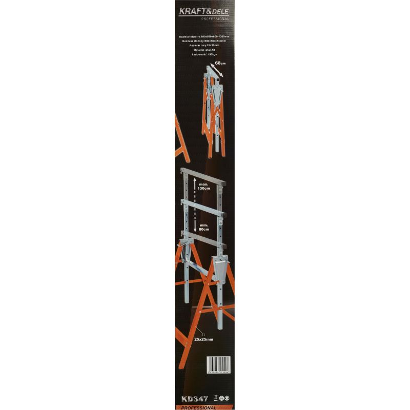 Kobyłka/stojak warsztatowy rozsuwanny KD347