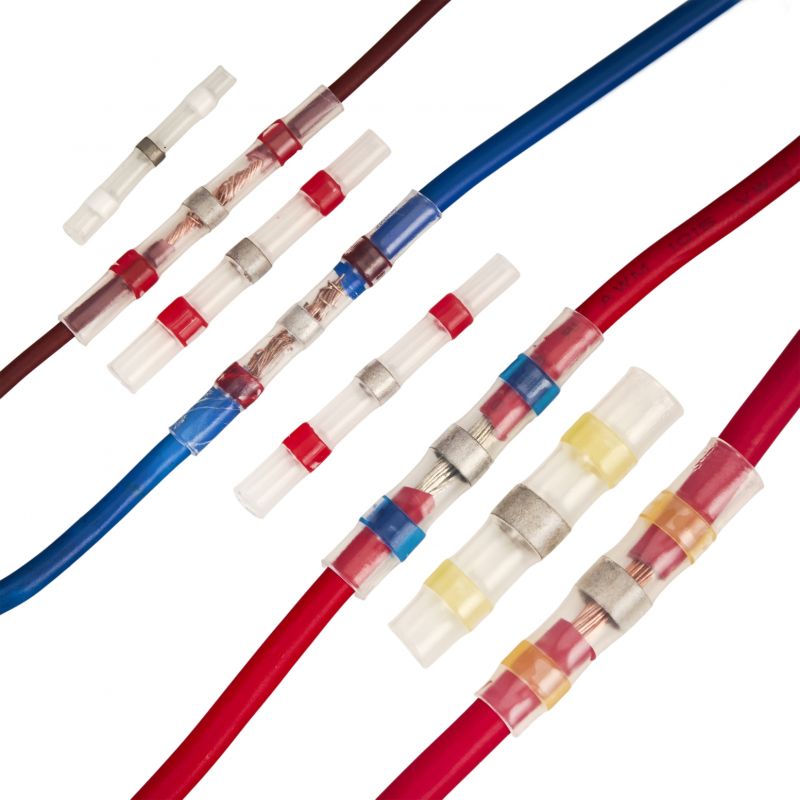 Koszulki rurki termokurczliwe z cyną 120szt. KD10491