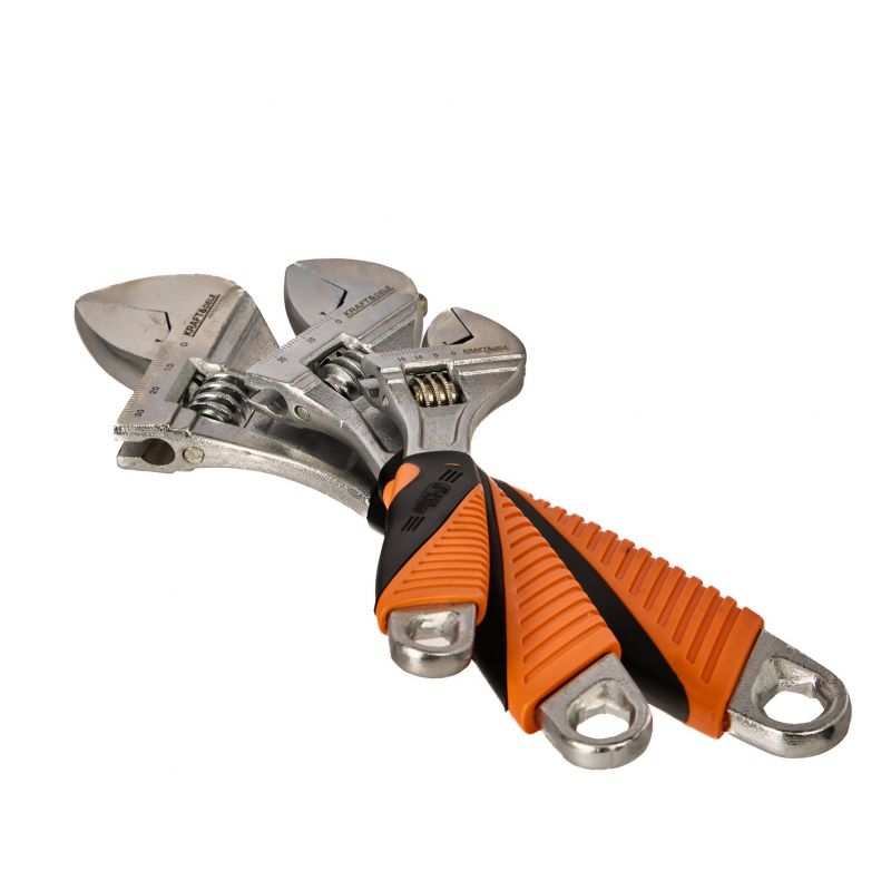 Zestaw kluczy nastawnych 3 szt KD10635