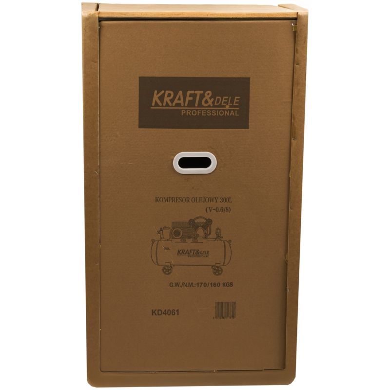 Olejový kompresor 300L, 2 valce, KD4061