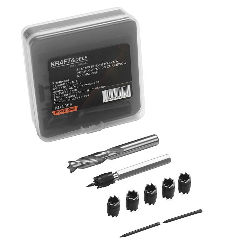 Zestaw rozwiertaków punktowych do zgrzewów 9 ELEMENTÓWKD5989