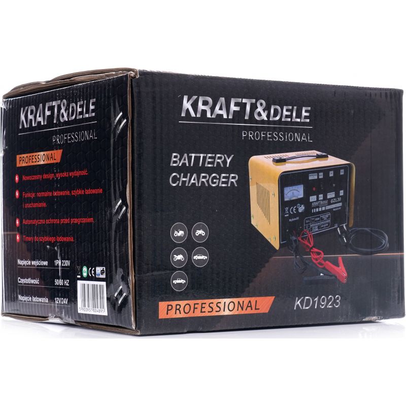 Prostownik samochodowy 30A 90-250Ah KD1923