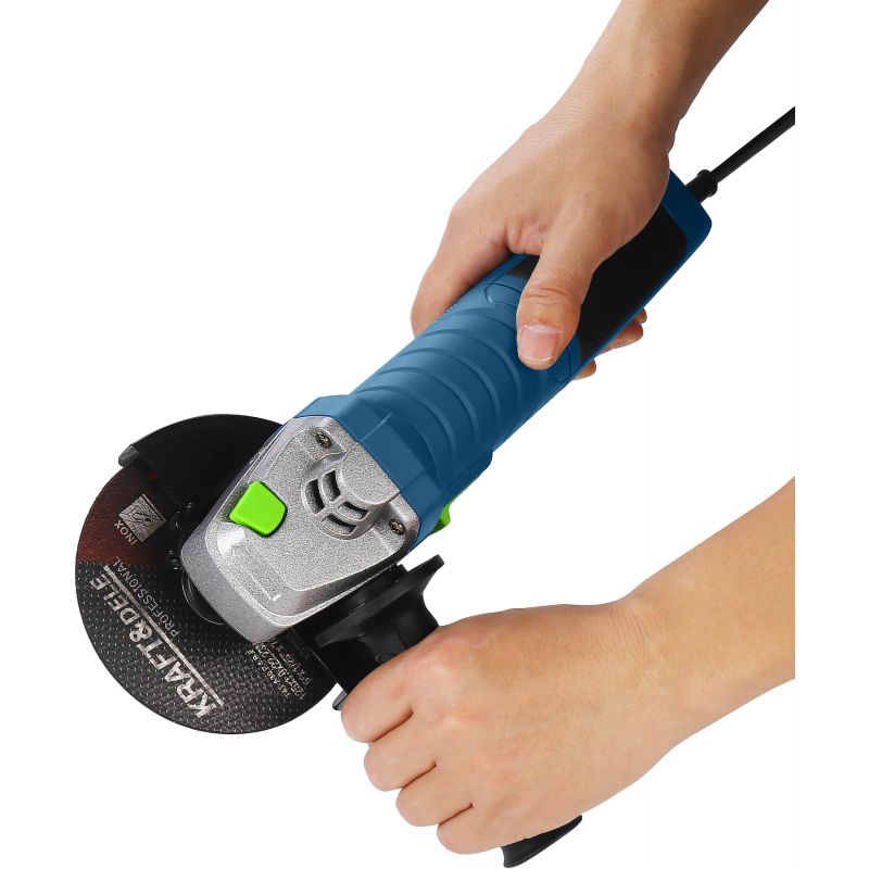 Szlifierka kątowa 125mm 1500W + zestaw 10 tarcz WDS2135
