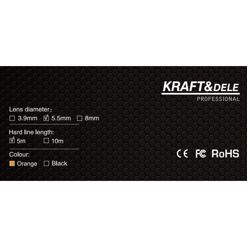 Kamera endoskopowa inspekcyjna 3w1 KD10412