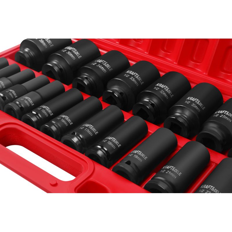 Nasadki udarowe 1/2" 20 szt KD11867