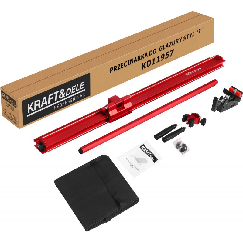 Przecinarka do glazury styl "T" | 90cm Prowadnica 1,7m KD11957