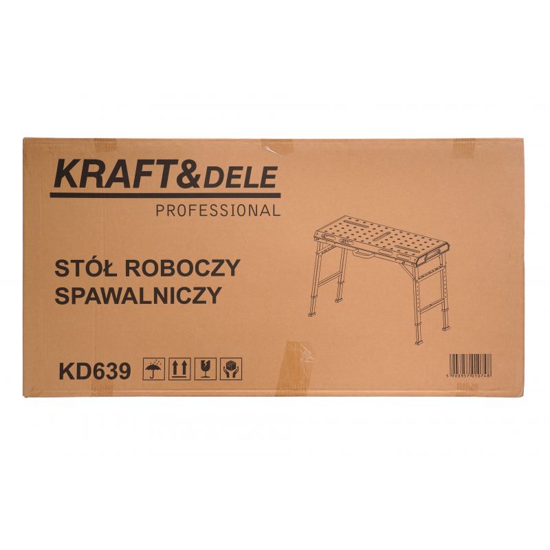 Stół roboczy spawalniczy 532x1068x705-930 mm KD639