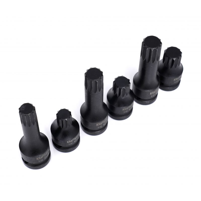 Nasadki udarowe 1/2" M14 M16 M18 6 szt. KD11761