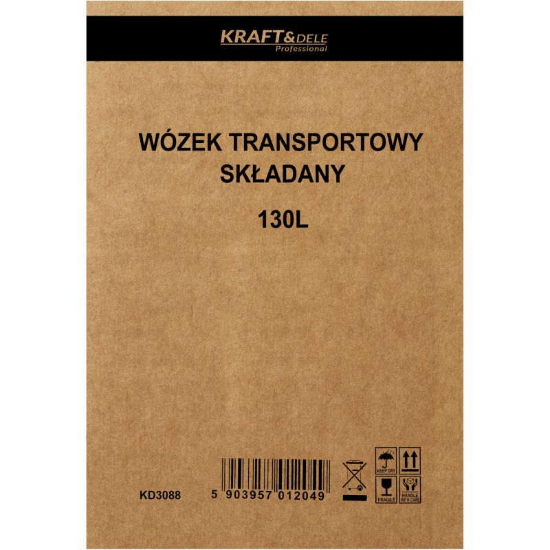Wózek transportowy składany 130L KD3088