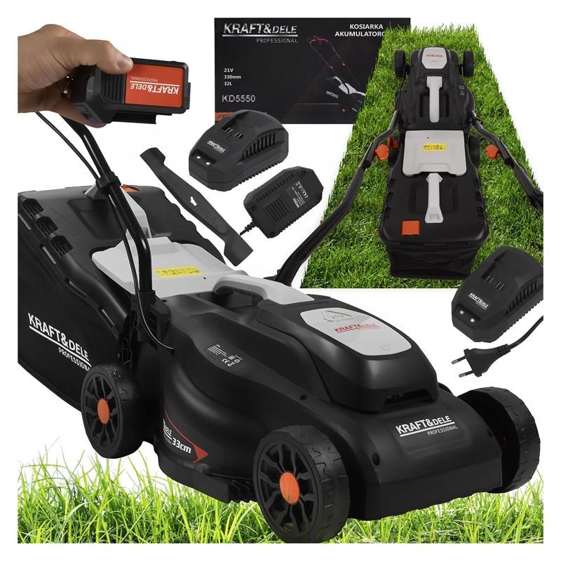 Akumulátorová kosačka 21 V, 4 Ah, 32 l, model KD5550