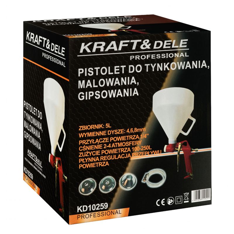 Pistolet do tynków 5L KD10259
