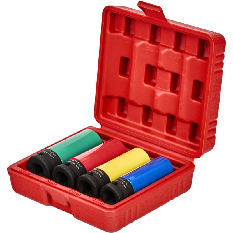 Nasadki udarowe 4el. 1/2" L:79 KD11751