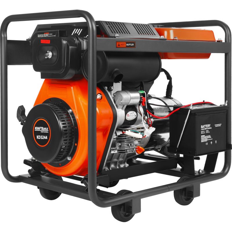 Generátor 7kW Diesel 230V 32A KD3244