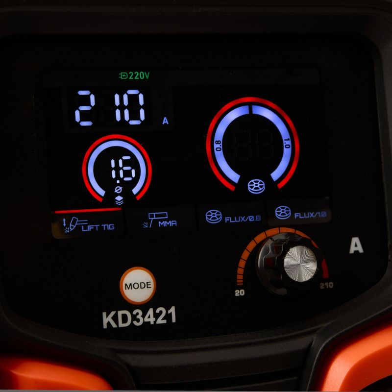Spawarka inweroorowa 220A / mig flux / tig lift / mma KD3421
