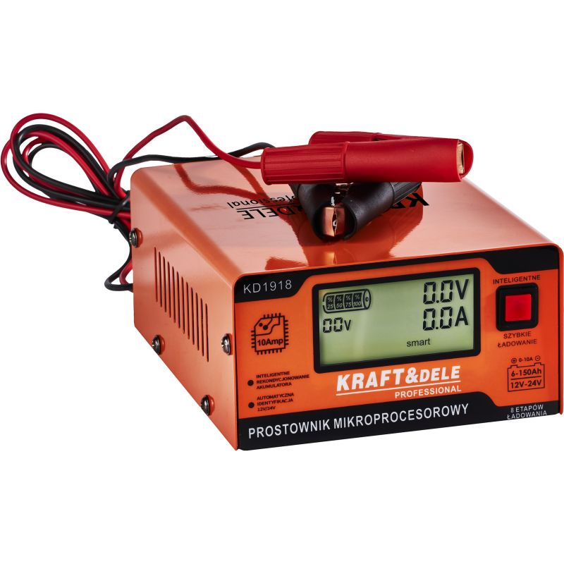 Prostownik mikroprocesorowy 10AMP 12/24V