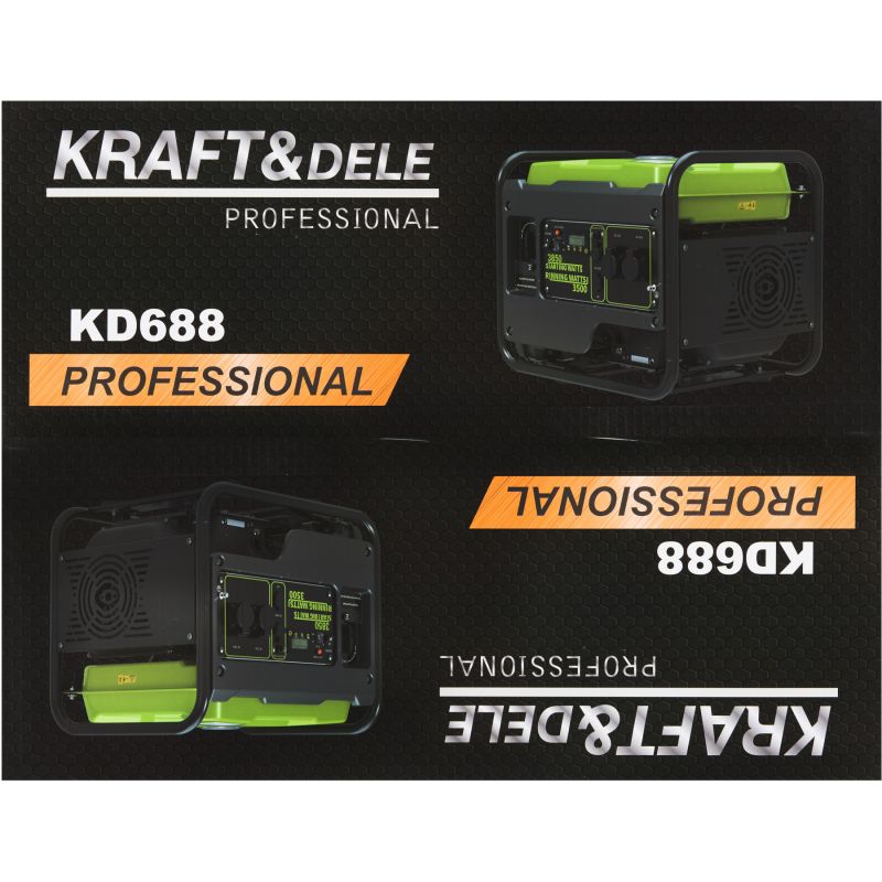 Invertorový generátor 4,5 kW / 4,85 kW KD688