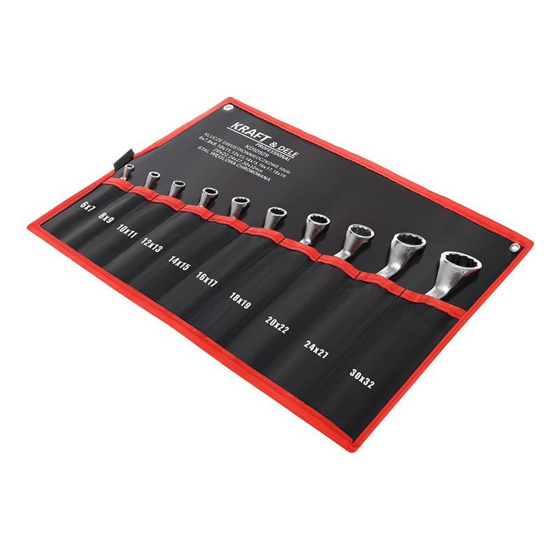 Klucze dwustronnie-oczkowe 10el. KD10929