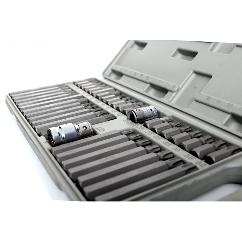 Komplet Bitów specjalnych KD10219 HEX, TORX, SPLINE 40cz