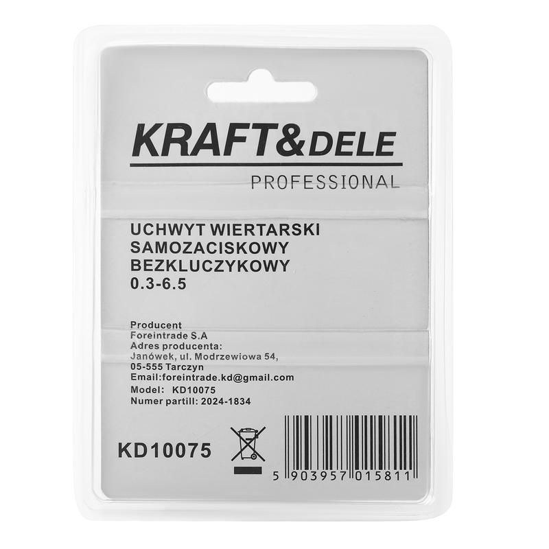 Uchwyt wiertarski samozaciskowy KD10075