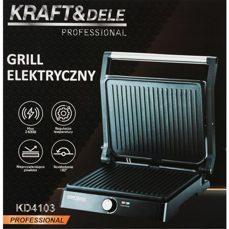 Elektrický gril, výkon 2400 W, model KD4103