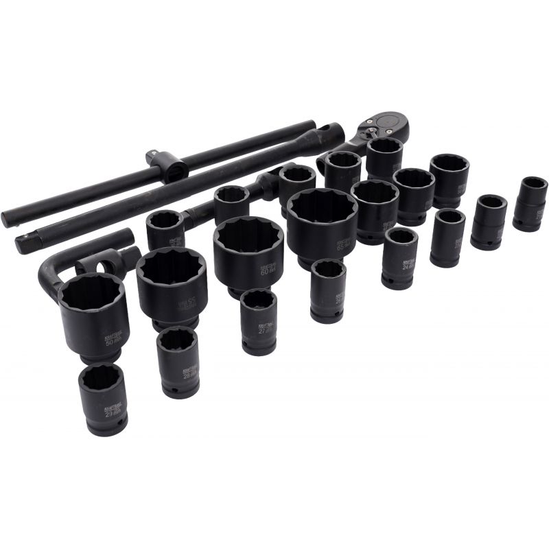 Nasadki udarowe 3/4" 12 - kątne 26 szt. KD11759