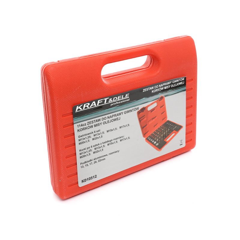 Zestaw do naprawy gwintów korków olejowych KD10512