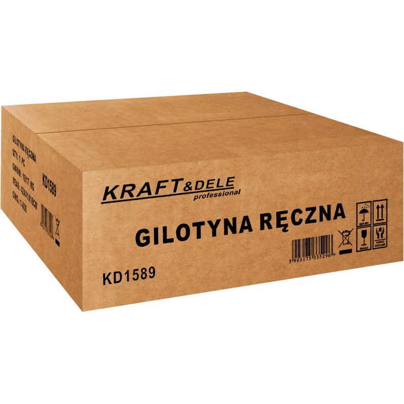 Gilotyna ręczna do blachy stalowej prętów nożyce HS-8 KD1589