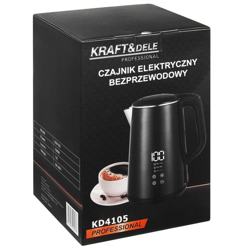 Rýchlovarná kanvica s reguláciou teploty 1,6 l 1500 W KD4105