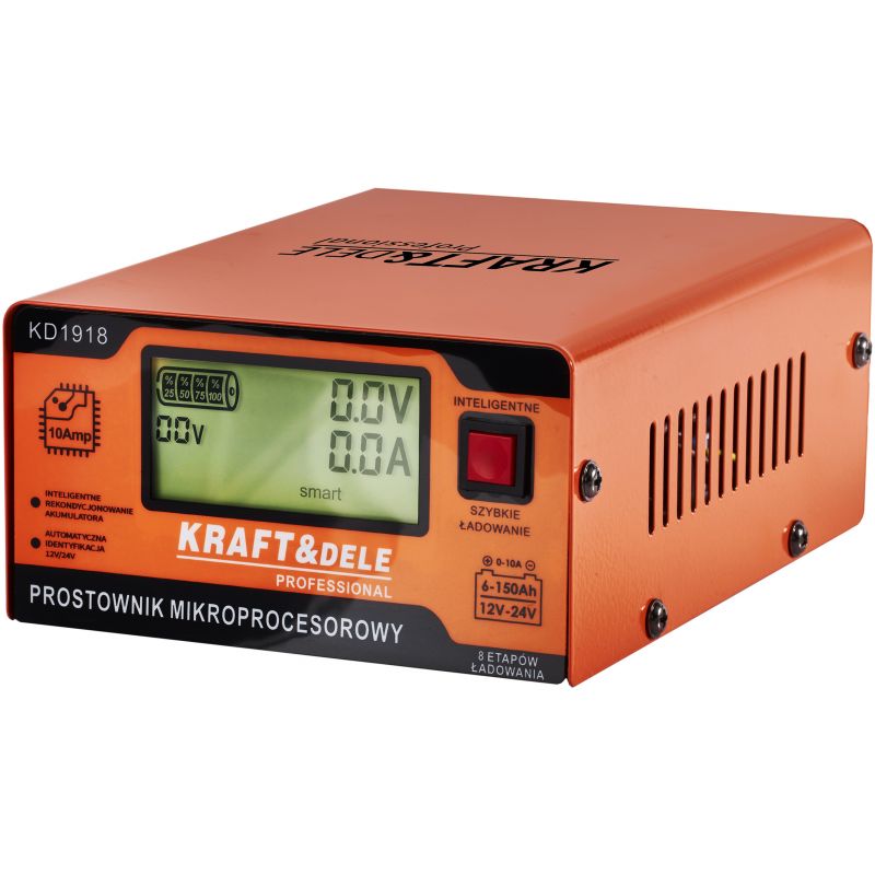 Prostownik mikroprocesorowy 10AMP 12/24V