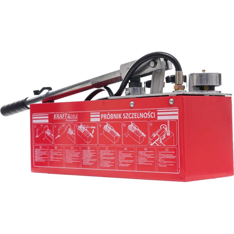 Pompa kontrolna do prób ciśnieniowych 0-50kg / 45ml / 12L KD10478