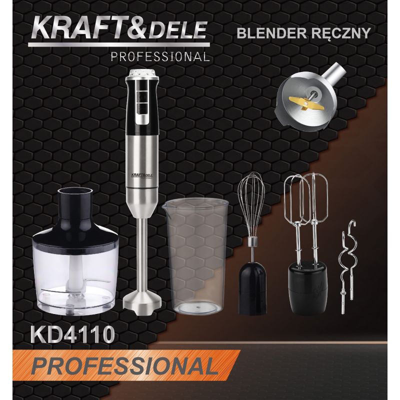Elektrický ručný mixér + príslušenstvo KD4110