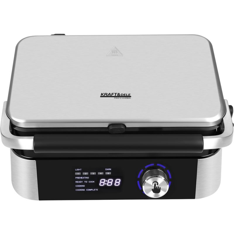 Gofrownica z wyświetlaczem LED 2200W KD4204