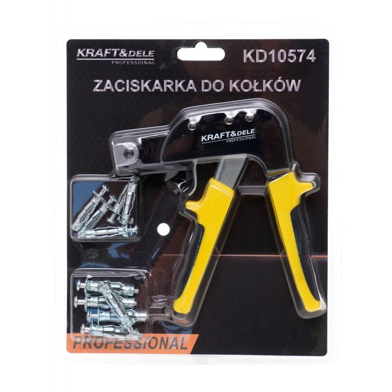 Zaciskarka do kołków typu molly - zestaw