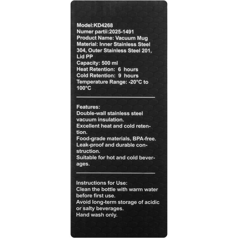 Kubek termiczny 500ml KD4268