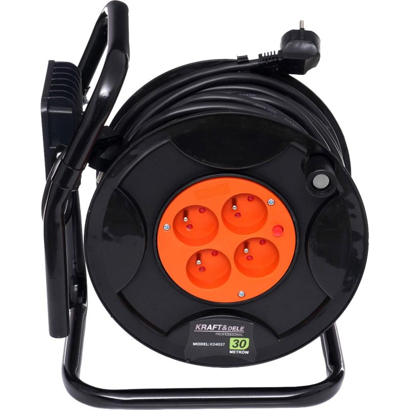 Przedłużacz ogrodowy bębnowy 3x2.5mm 30M KD4021