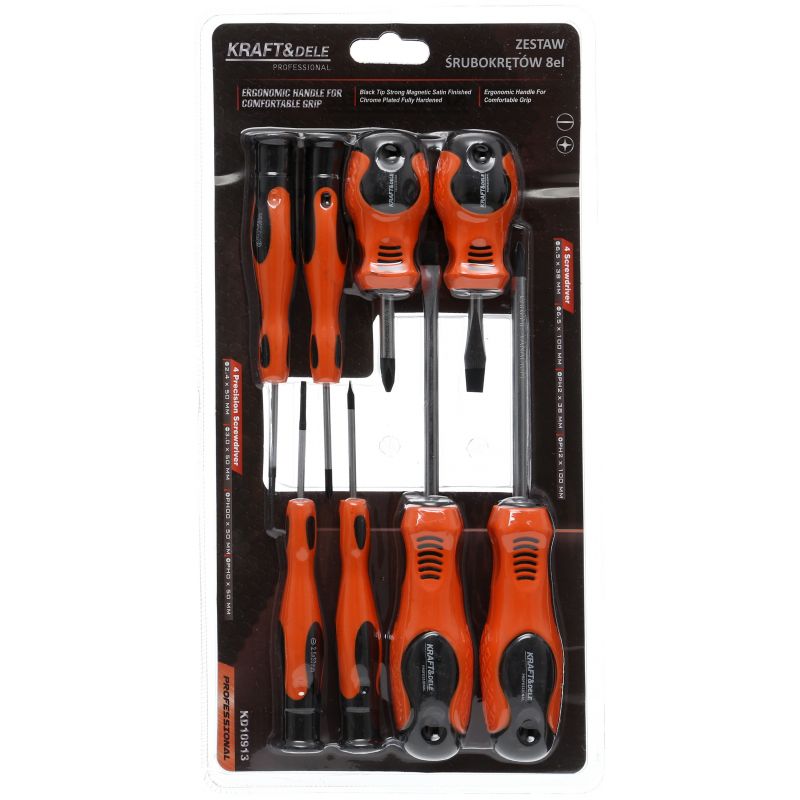 Zestaw śrubokrętów 8el. KD10913