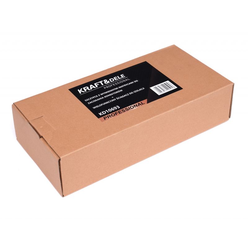 Szczypce/zaciskarka konektorów - matryce + etui KD10693
