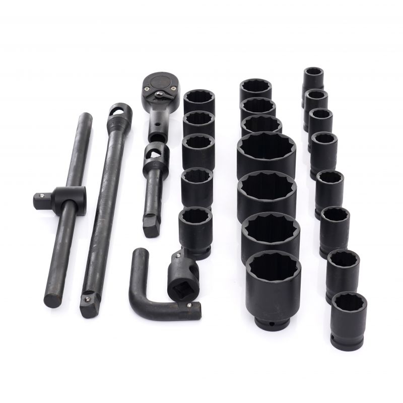 Nasadki udarowe 3/4" 12 - kątne 26 szt. KD11759