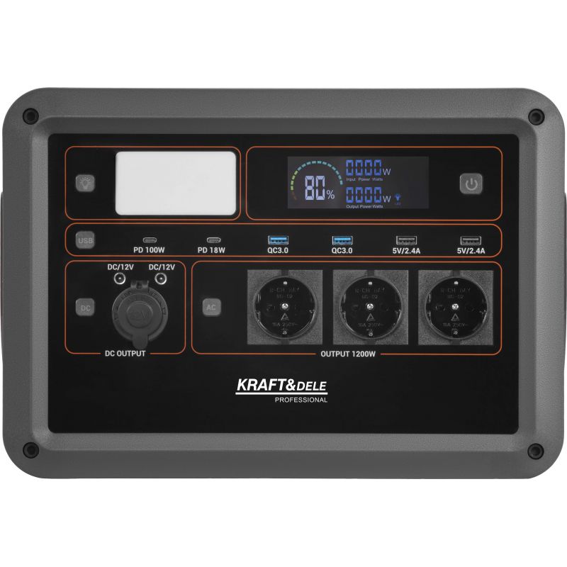 Przenośna stacja zasilania 1152Wh 45Ah / 25.6V KD5532