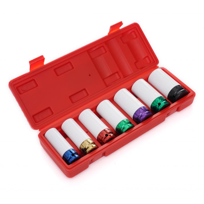 Nasadki udarowe 7el. 1/2" L:79 KD11752