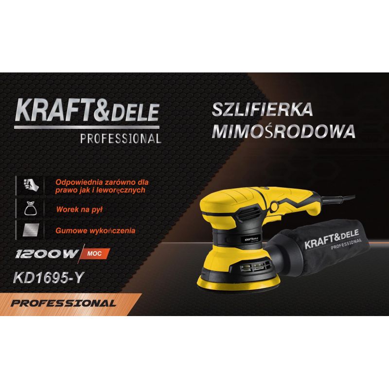 Szlifierka mimośrodowa 1200W KD1695