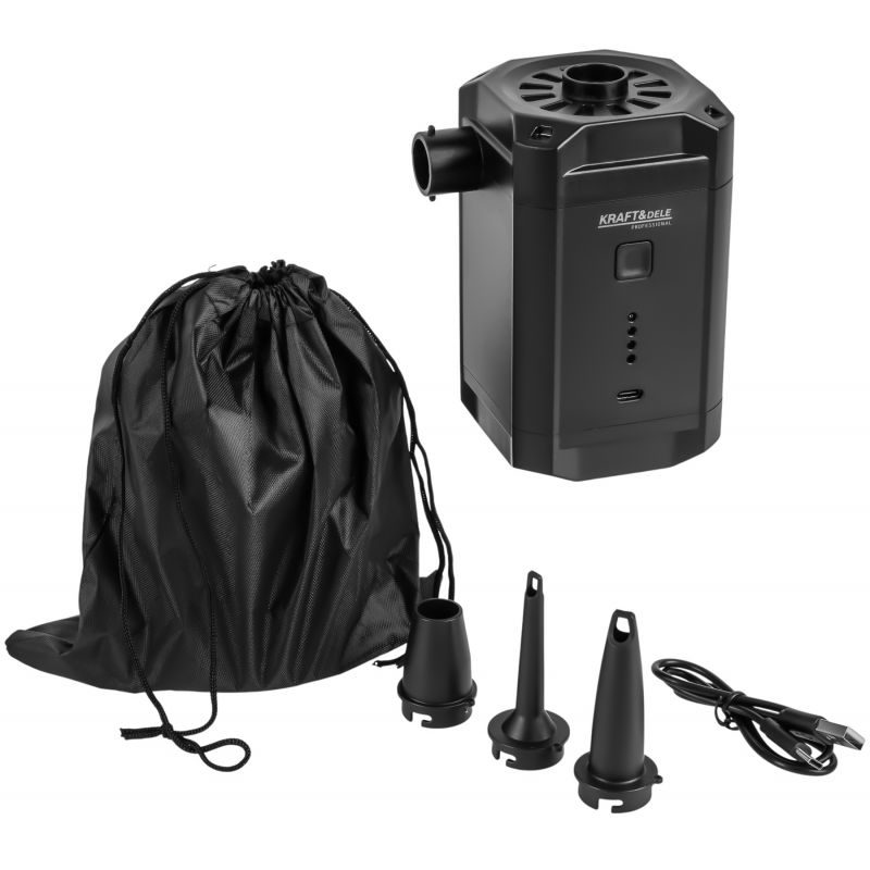 Pompka akumulatorowa usb-c 5500mAh + końcówki KD5501