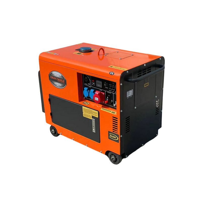 Dieselový generátor 7000 W, 12/230/380 V + batéria KD121