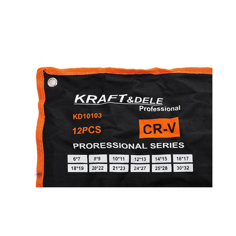 Klucze Dwustronne Zestaw 12el. 6-32mm KD10103