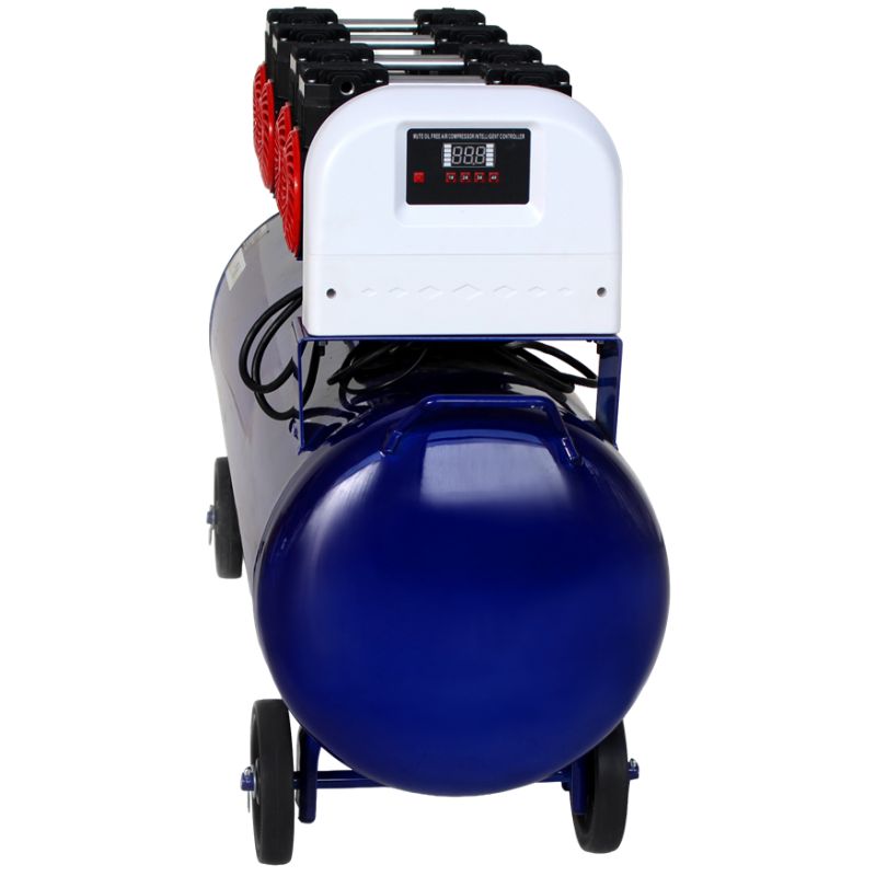 Kompresor bezolejowy niebieski 120L 4 tłoki 400V 7kW KD4095