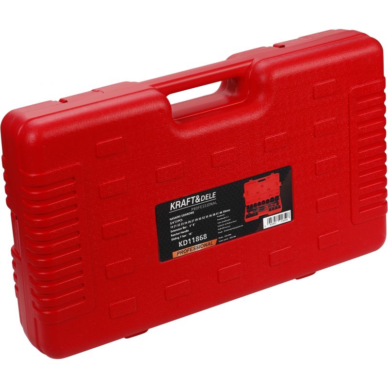 Grzechotka + przedłużki + nasadki udarowe 3/4" 21szt KD11868