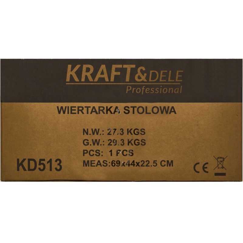Wiertarka kolumnowa stołowa 1450W KD513